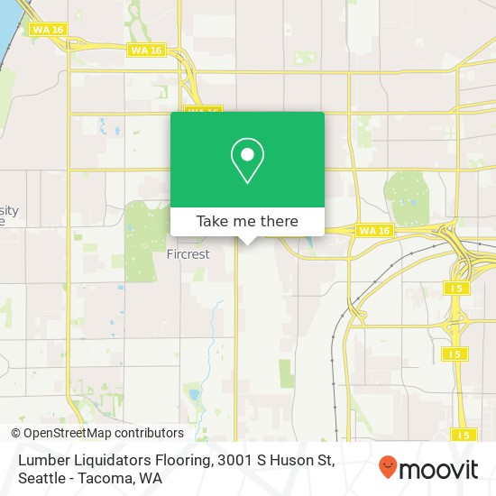 Lumber Liquidators Flooring, 3001 S Huson St map