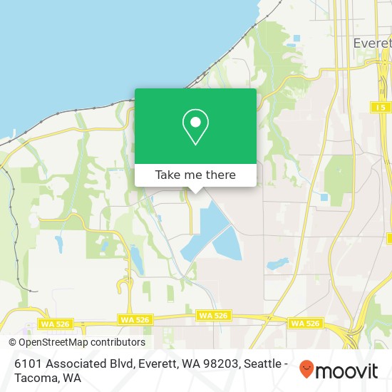 6101 Associated Blvd, Everett, WA 98203 map