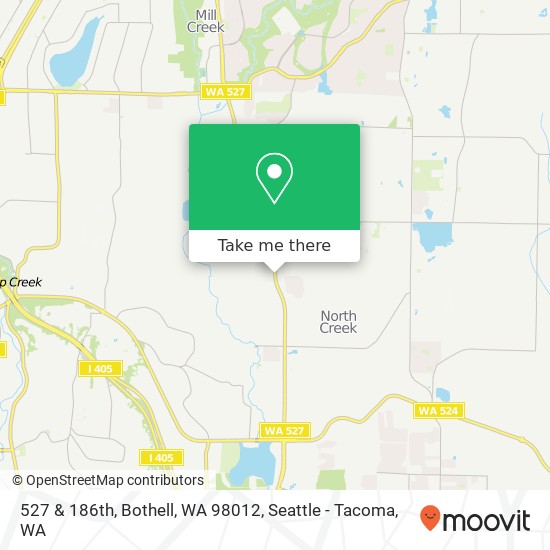 Mapa de 527 & 186th, Bothell, WA 98012