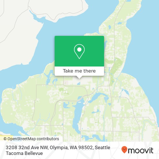 Mapa de 3208 32nd Ave NW, Olympia, WA 98502