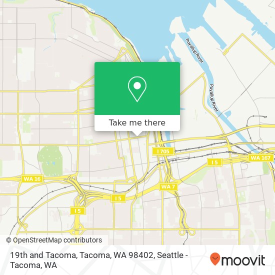 Mapa de 19th and Tacoma, Tacoma, WA 98402