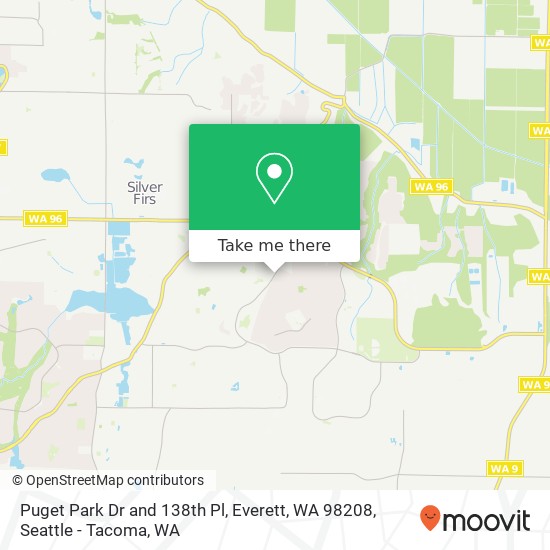 Puget Park Dr and 138th Pl, Everett, WA 98208 map