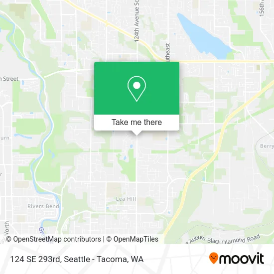 Mapa de 124 SE 293rd