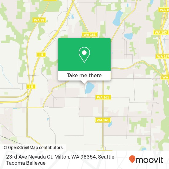 Mapa de 23rd Ave Nevada Ct, Milton, WA 98354