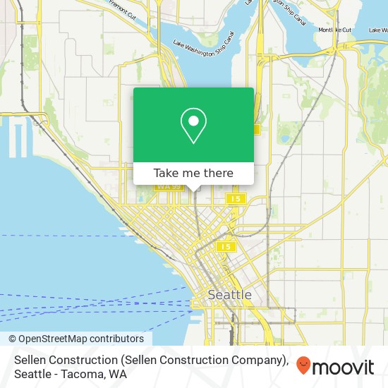 Mapa de Sellen Construction (Sellen Construction Company)