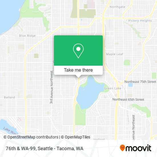 Mapa de 76th & WA-99