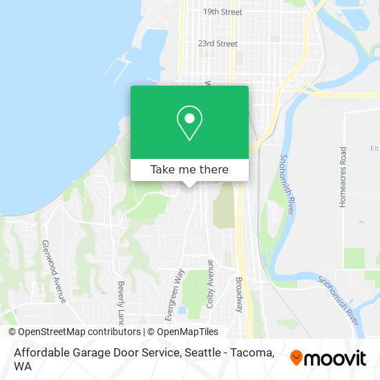 Affordable Garage Door Service map