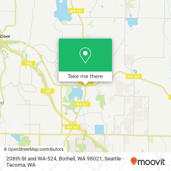 Mapa de 208th St and WA-524, Bothell, WA 98021