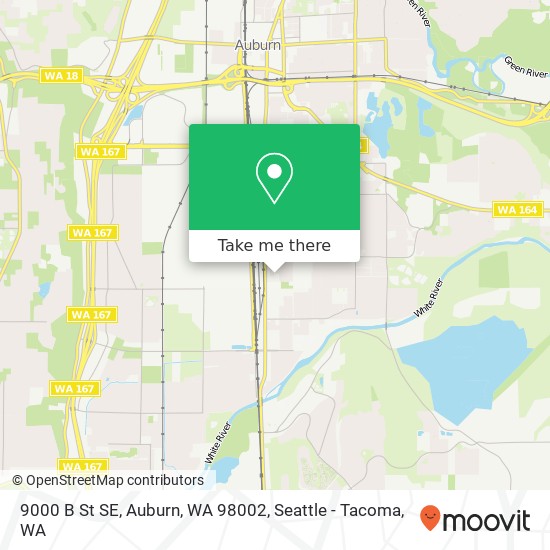 Mapa de 9000 B St SE, Auburn, WA 98002