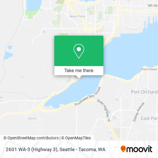 Mapa de 2601 WA-3 (Highway 3)