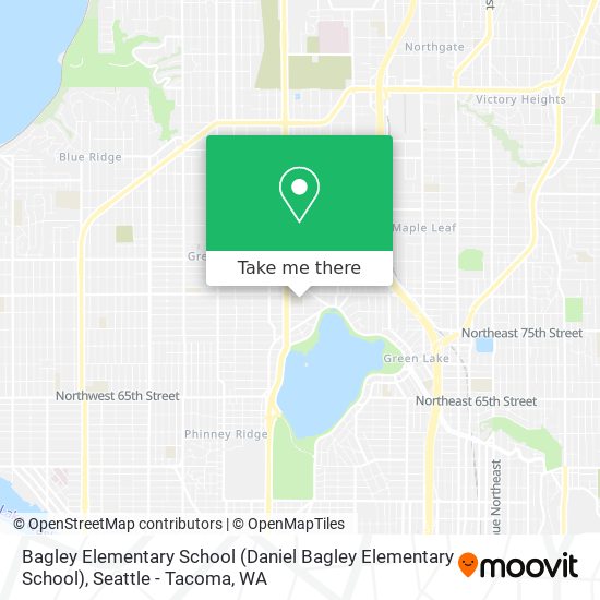 Mapa de Bagley Elementary School