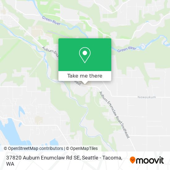 Mapa de 37820 Auburn Enumclaw Rd SE