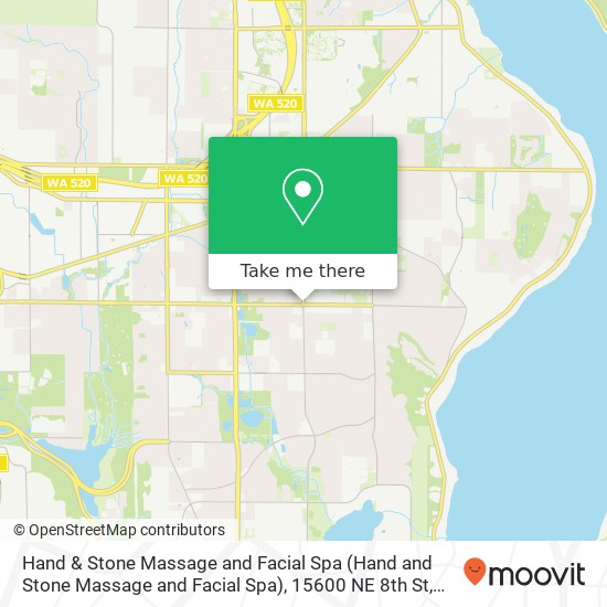 Hand & Stone Massage and Facial Spa (Hand and Stone Massage and Facial Spa), 15600 NE 8th St map