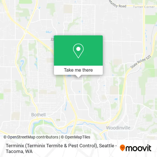 Mapa de Terminix (Terminix Termite & Pest Control)