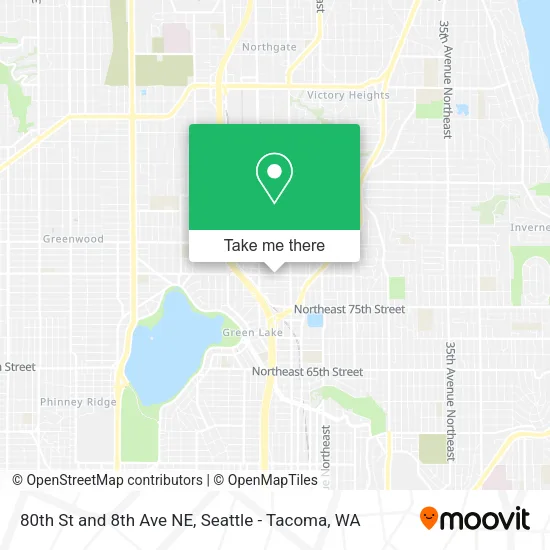 Mapa de 80th St and 8th Ave NE