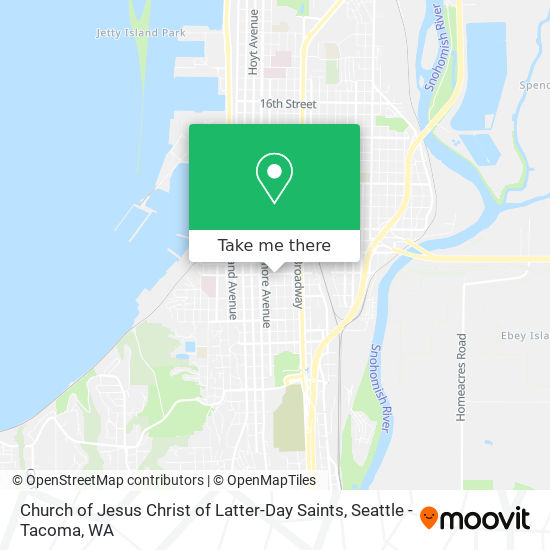 Church of Jesus Christ of Latter-Day Saints map