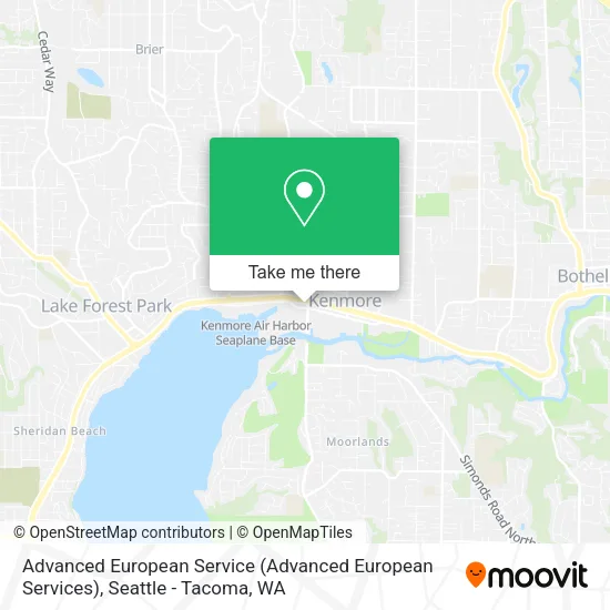 Mapa de Advanced European Service (Advanced European Services)