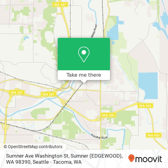 Sumner Ave Washington St, Sumner (EDGEWOOD), WA 98390 map