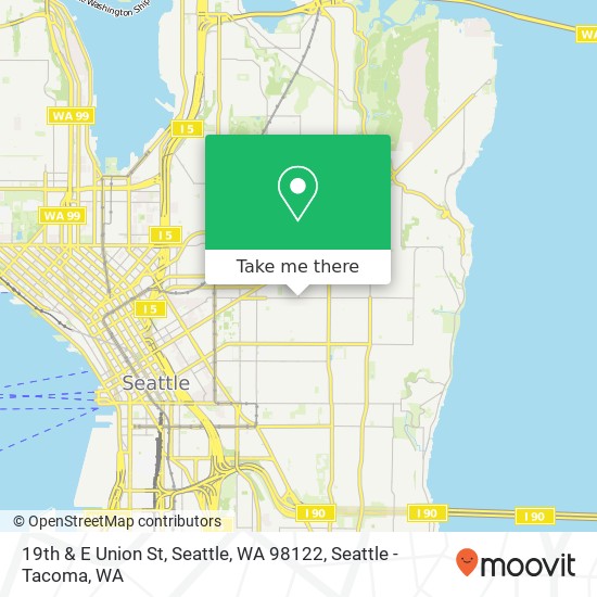 Mapa de 19th & E Union St, Seattle, WA 98122