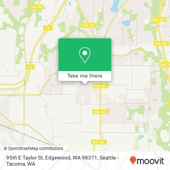 95th E Taylor St, Edgewood, WA 98371 map