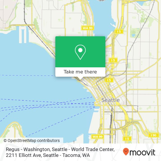 Regus - Washington, Seattle - World Trade Center, 2211 Elliott Ave map