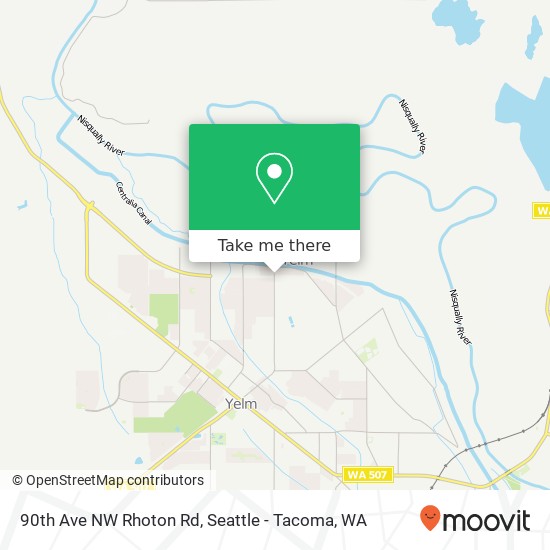 90th Ave NW Rhoton Rd, Yelm, WA 98597 map