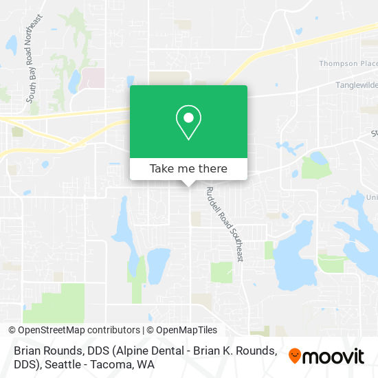 Mapa de Brian Rounds, DDS (Alpine Dental - Brian K. Rounds, DDS)