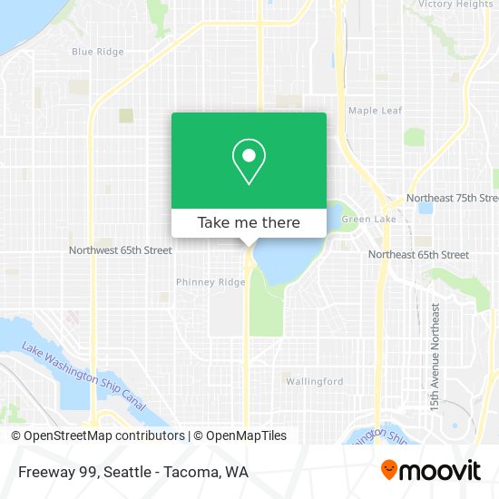 Freeway 99 map