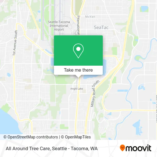 Mapa de All Around Tree Care
