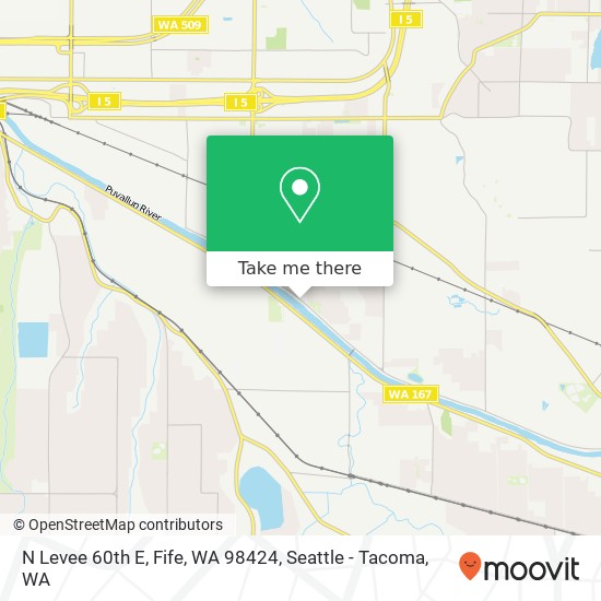 N Levee 60th E, Fife, WA 98424 map