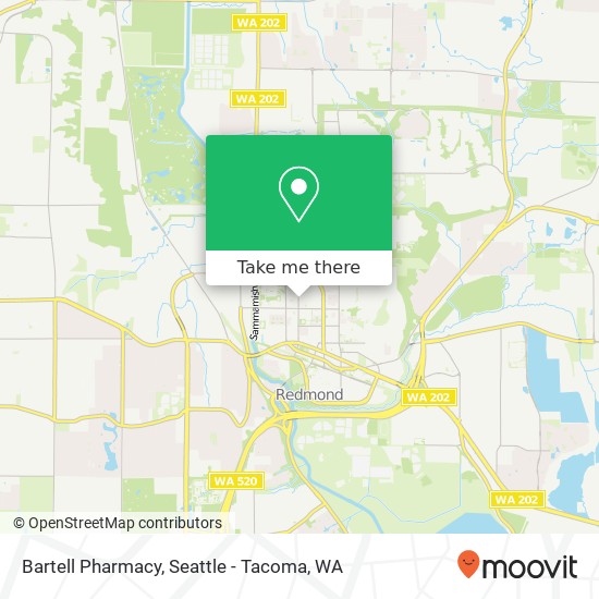 Mapa de Bartell Pharmacy