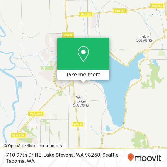 710 97th Dr NE, Lake Stevens, WA 98258 map