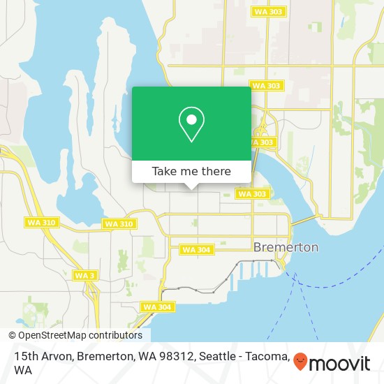 15th Arvon, Bremerton, WA 98312 map