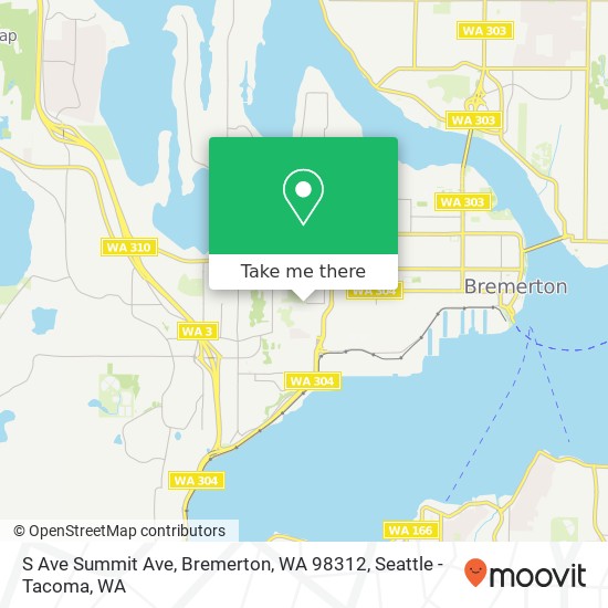 S Ave Summit Ave, Bremerton, WA 98312 map