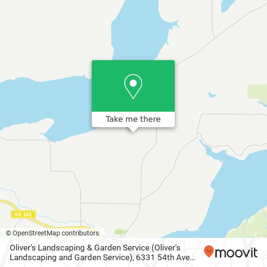 Mapa de Oliver's Landscaping & Garden Service (Oliver's Landscaping and Garden Service), 6331 54th Ave NW