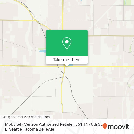 Mapa de Mobvitel - Verizon Authorized Retailer, 5614 176th St E