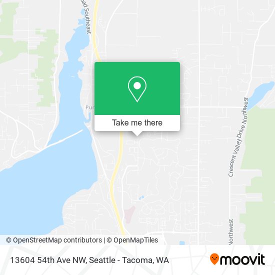 Mapa de 13604 54th Ave NW