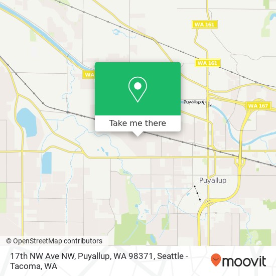 17th NW Ave NW, Puyallup, WA 98371 map