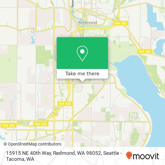 15915 NE 40th Way, Redmond, WA 98052 map