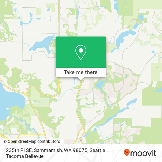 235th Pl SE, Sammamish, WA 98075 map