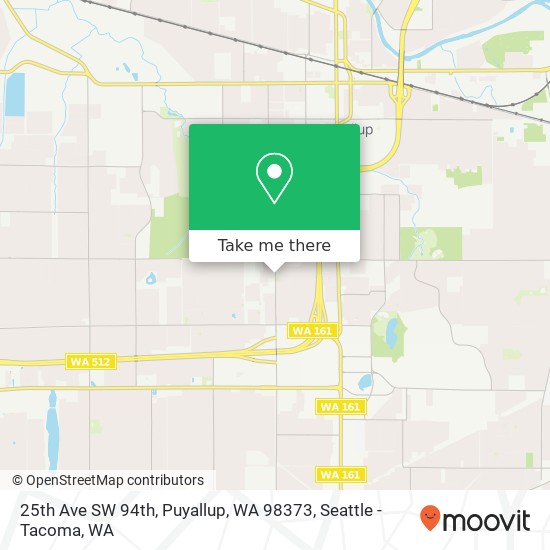 25th Ave SW 94th, Puyallup, WA 98373 map