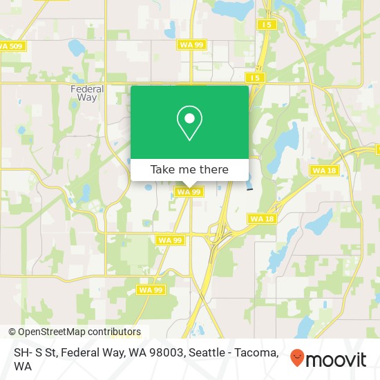 SH- S St, Federal Way, WA 98003 map