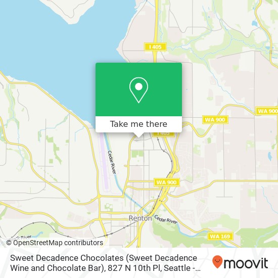 Mapa de Sweet Decadence Chocolates (Sweet Decadence Wine and Chocolate Bar), 827 N 10th Pl