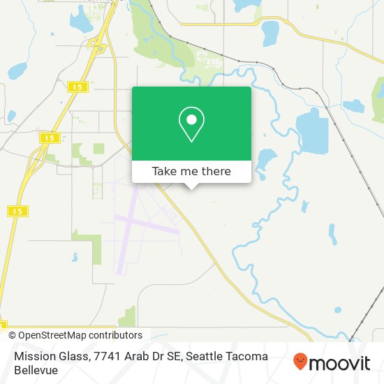 Mapa de Mission Glass, 7741 Arab Dr SE