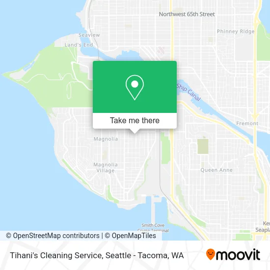 Mapa de Tihani's Cleaning Service