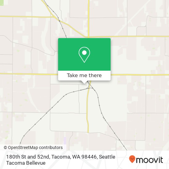 180th St and 52nd, Tacoma, WA 98446 map