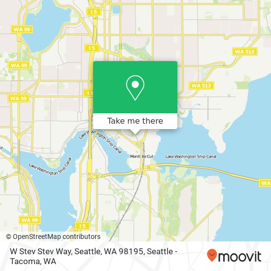 W Stev Stev Way, Seattle, WA 98195 map