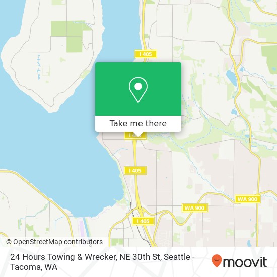 Mapa de 24 Hours Towing & Wrecker, NE 30th St