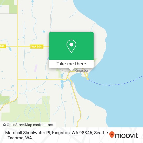 Mapa de Marshall Shoalwater Pl, Kingston, WA 98346