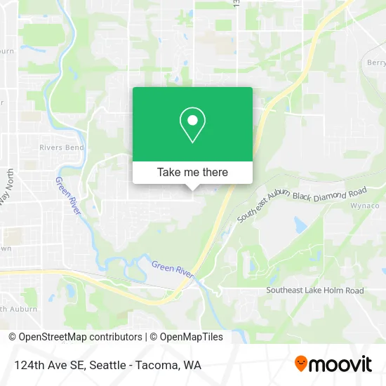 124th Ave SE map